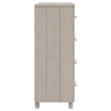 Sideboard HAMAR White 79x40x103.5 cm Solid Wood Pine