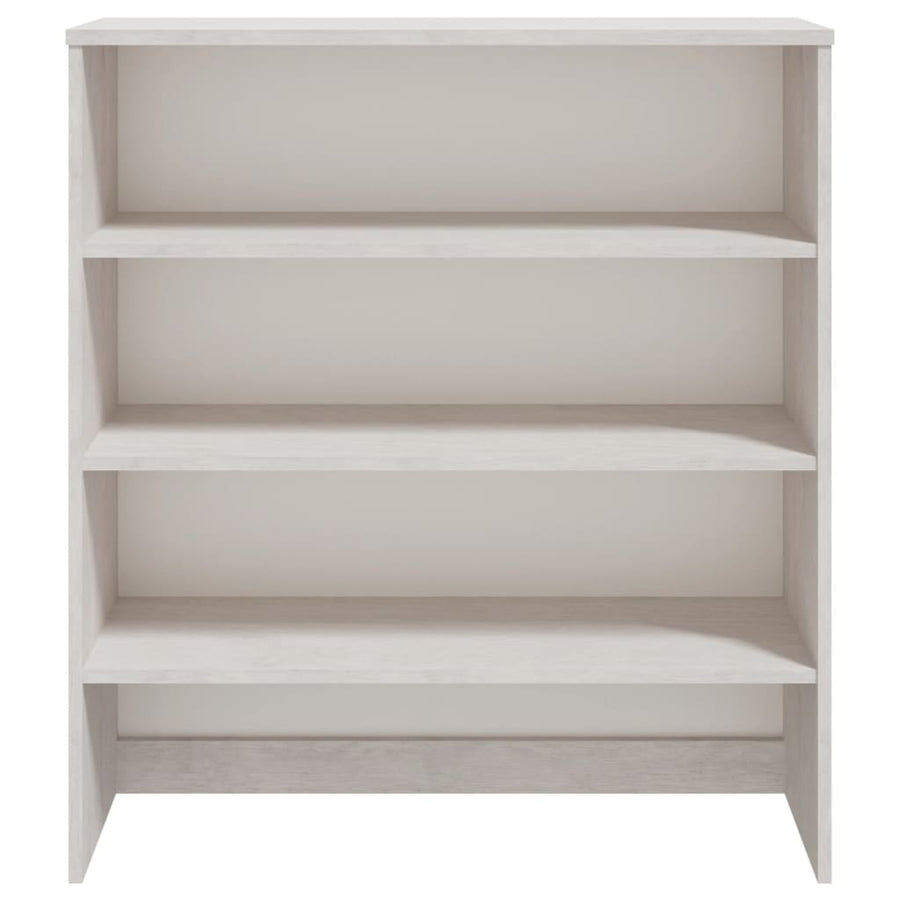 Top for Highboard"HAMAR" White 90x30x100cm Solid Wood Pine