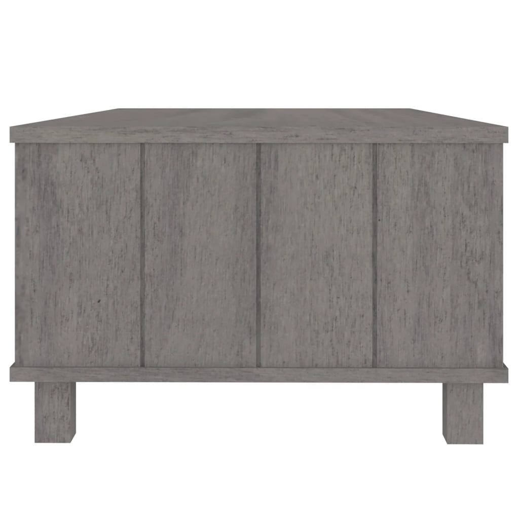 Coffee Table "HAMAR" Light Grey 100x55x35 cm Solid Wood Pine