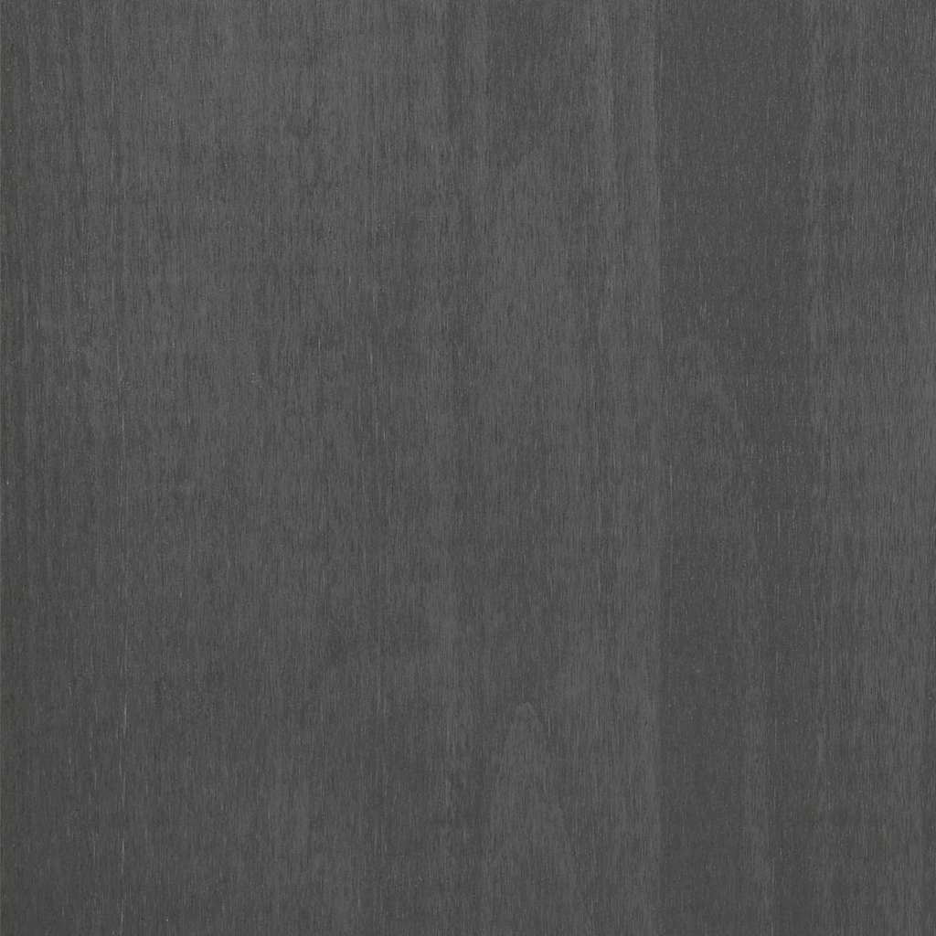 Desk "HAMAR" Dark Grey 113x50x75 cm Solid Wood Pine