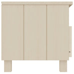 TV Cabinet "HAMAR" Honey Brown 106x40x40 cm Solid Wood Pine