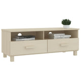 TV Cabinet "HAMAR" Honey Brown 106x40x40 cm Solid Wood Pine