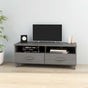 TV Cabinet "HAMAR" Light Grey 106x40x40 cm Solid Wood Pine