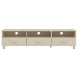 TV Cabinet "HAMAR" Honey Brown 158x40x40 cm Solid Wood Pine