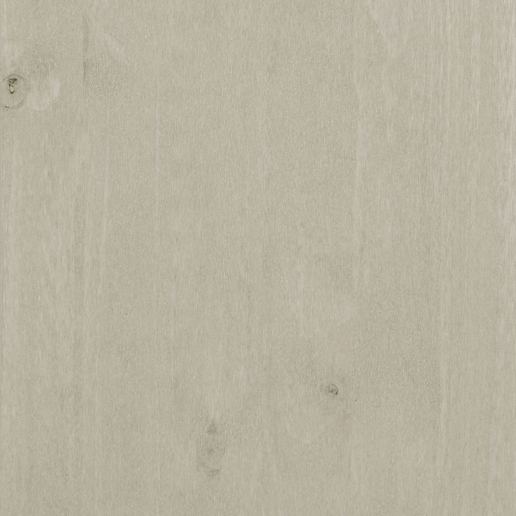 TV Cabinet "HAMAR" White 158x40x40 cm Solid Wood Pine