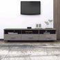 TV Cabinet "HAMAR" Light Grey 158x40x40 cm Solid Wood Pine