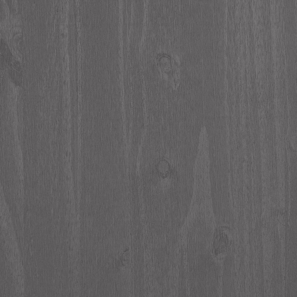Wardrobe "HAMAR" Light Grey 99x45x137 cm Solid Wood Pine
