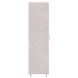 Wardrobe "HAMAR" White 89x50x180 cm Solid Wood Pine