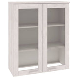 Top for Highboard"HAMAR" White 85x35x100 cm Solid Wood Pine