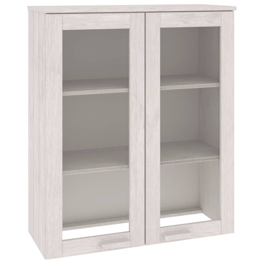 Top for Highboard"HAMAR" White 85x35x100 cm Solid Wood Pine
