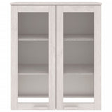 Top for Highboard"HAMAR" White 85x35x100 cm Solid Wood Pine