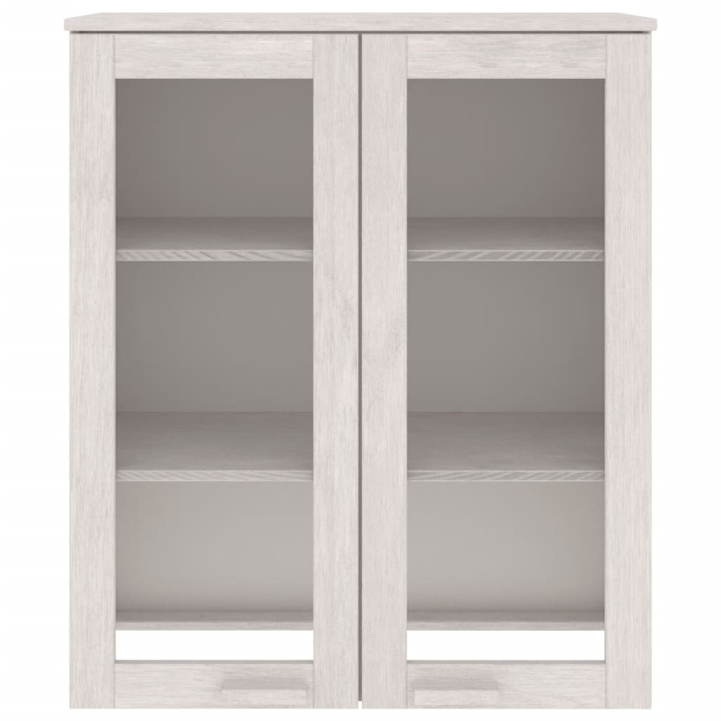 Top for Highboard"HAMAR" White 85x35x100 cm Solid Wood Pine