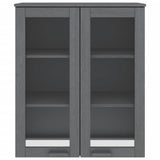 Top for Highboard"HAMAR" Dark Grey 85x35x100cm Solid Wood Pine