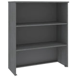 Top for Highboard"HAMAR" Dark Grey 85x35x100cm Solid Wood Pine