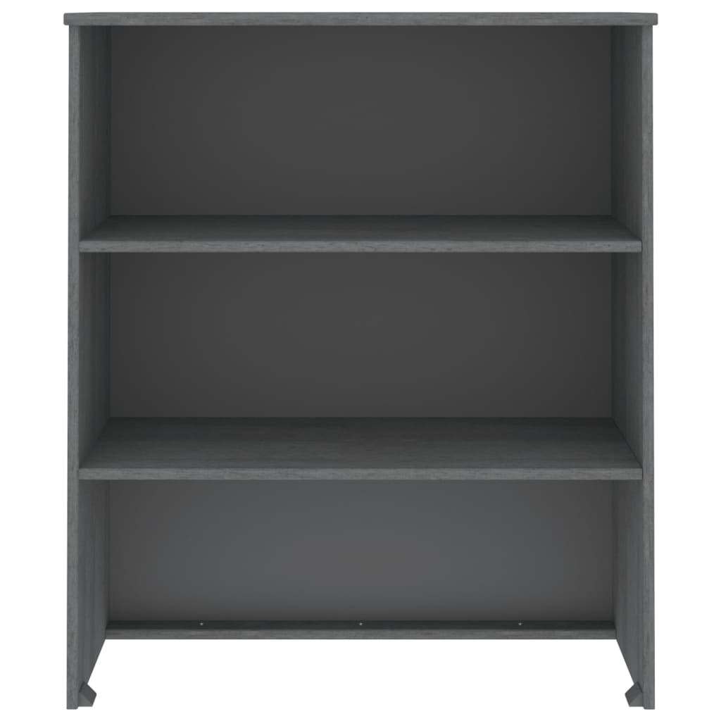 Top for Highboard"HAMAR" Dark Grey 85x35x100cm Solid Wood Pine