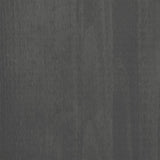 Top for Highboard"HAMAR" Dark Grey 85x35x100cm Solid Wood Pine