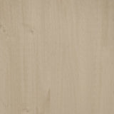Shoe Cabinet "HAMAR" Honey Brown 59.5x35x117 cm Solid Wood Pine