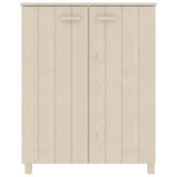 Shoe Cabinet "HAMAR" Honey Brown 85x40x108 cm Solid Wood Pine