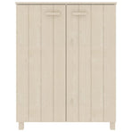Shoe Cabinet "HAMAR" Honey Brown 85x40x108 cm Solid Wood Pine