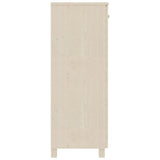 Shoe Cabinet "HAMAR" Honey Brown 85x40x108 cm Solid Wood Pine