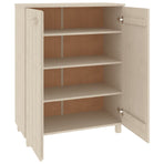 Shoe Cabinet "HAMAR" Honey Brown 85x40x108 cm Solid Wood Pine