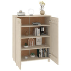 Shoe Cabinet "HAMAR" Honey Brown 85x40x108 cm Solid Wood Pine
