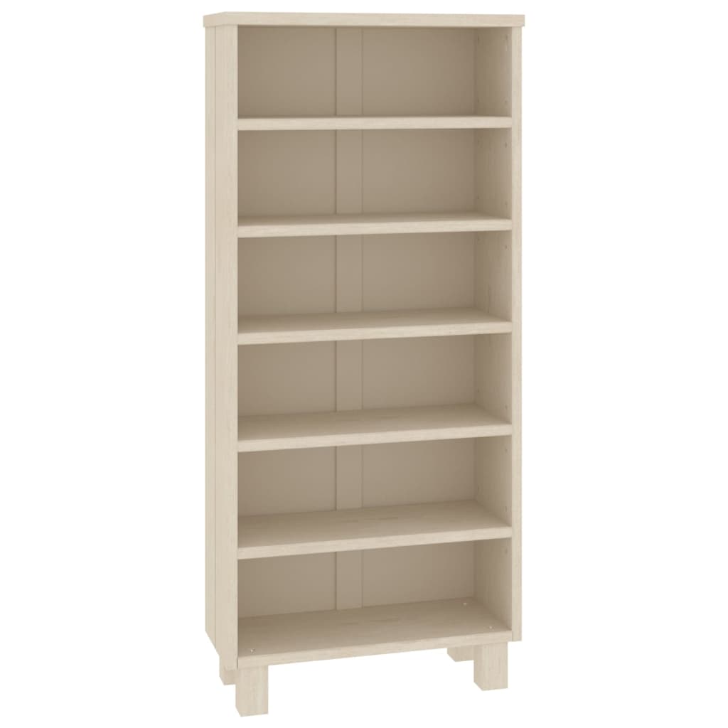 CD Cabinet "HAMAR" Honey Brown 45x18x100 cm Solid Wood Pine