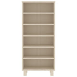 CD Cabinet "HAMAR" Honey Brown 45x18x100 cm Solid Wood Pine