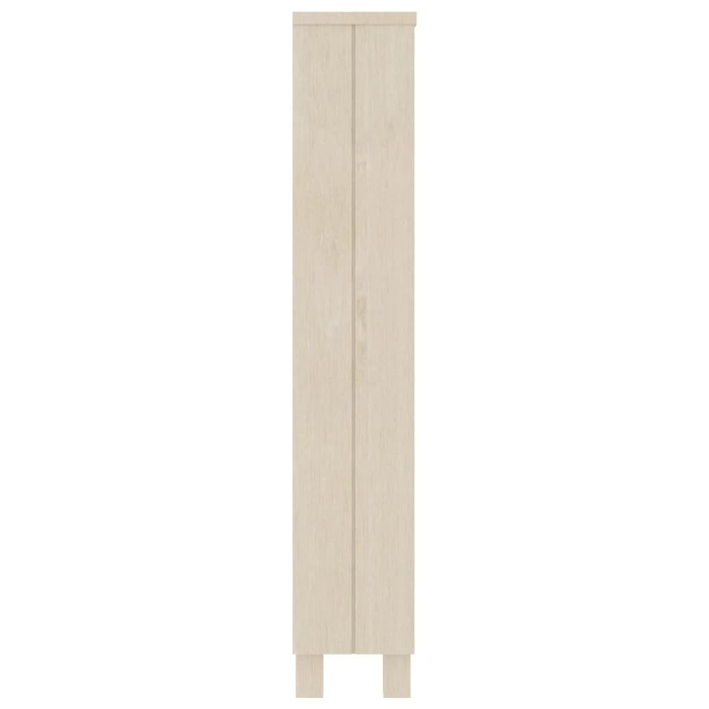 CD Cabinet "HAMAR" Honey Brown 45x18x100 cm Solid Wood Pine