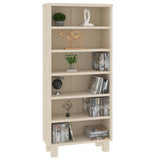 CD Cabinet "HAMAR" Honey Brown 45x18x100 cm Solid Wood Pine