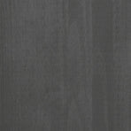 CD Cabinet "HAMAR" Dark Grey 45x18x100 cm Solid Wood Pine