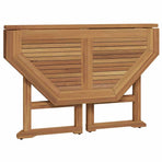 5 Piece Folding Outdoor Dining Set Solid Wood Teak