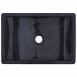 Bathroom Vanity Cabinet with Black Marble Sinks Solid Wood Teak