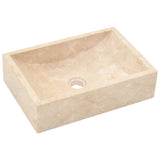 Bathroom Vanity Cabinet with Cream Marble Sinks Solid Wood Teak - Extra Image