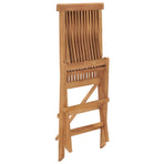 Folding Chairs 6 pcs Solid Teak Wood