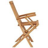 Folding Garden Chairs 4 pcs Solid Wood Teak
