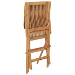 Folding Chairs 4 pcs Solid Teak Wood
