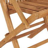 Folding Garden Chairs 6 pcs Solid Wood Teak