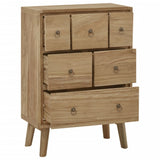 Chest of Drawers 56x30x80 cm Solid Wood Teak - Side View