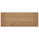 Bench 80 cm Solid Wood Teak - Top-Down View