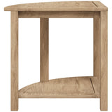 Bathroom Side Table 45x45x45 cm Solid Wood Teak - Side View