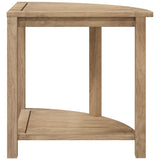 Bathroom Side Table 45x45x45 cm Solid Wood Teak - Top-Down View