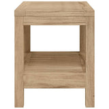 Bathroom Side Table 50x40x45 cm Solid Wood Teak