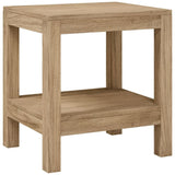 Bathroom Side Table 45x35x45 cm Solid Wood Teak - Front View