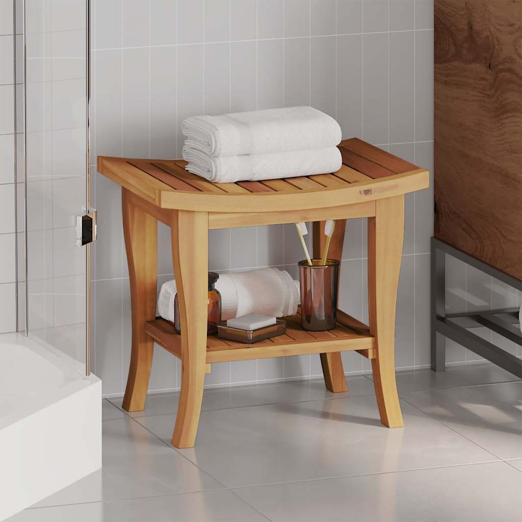 Bathroom Side Table 50x35x45 cm Solid Wood Teak