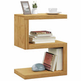Side Table 45x30x60 cm Solid Wood Teak - Side View