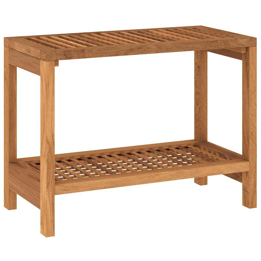 Bathroom Side Table 60x30x45 cm Solid Wood Teak