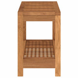 Bathroom Side Table 60x30x45 cm Solid Wood Teak - Top-Down View
