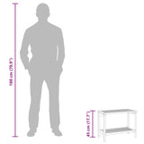 Bathroom Side Table 60x30x45 cm Solid Wood Teak - Extra Image