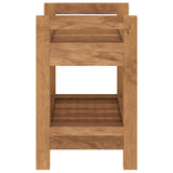 Bathroom Side Table 45x30x45 cm Solid Wood Teak